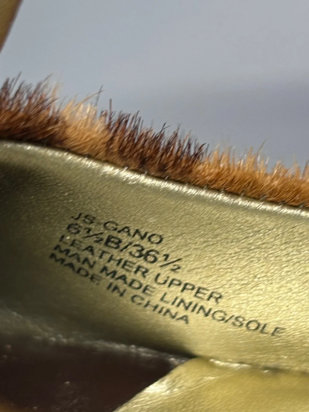 Jessica Simpson Leopard Calf Hair Platform Heels Brown T-Strap Stiletto Size 6.5